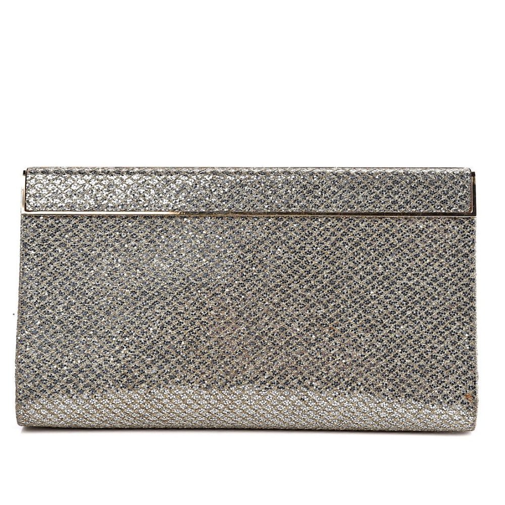 Jimmy Choo Metallic Gold Clutch